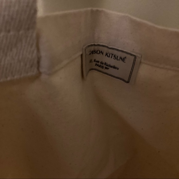 Maison Kitsune canvas/Totes bag - Picture 4 of 4